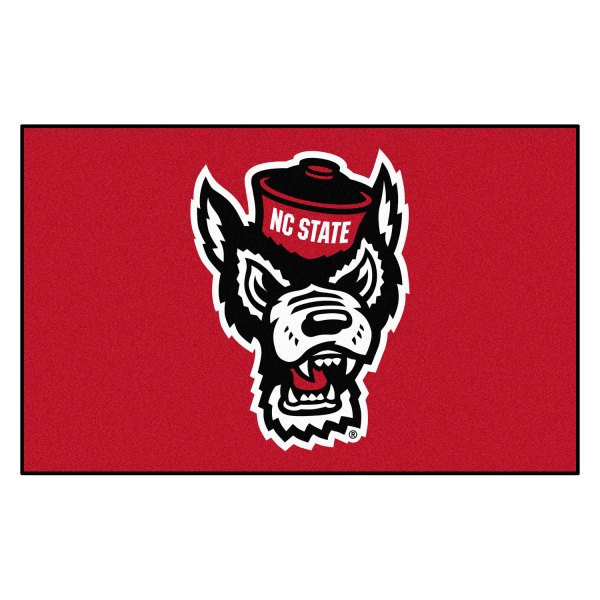FanMats® - North Carolina State University 60" x 96" Nylon Face Ulti-Mat with "Wolf" Logo