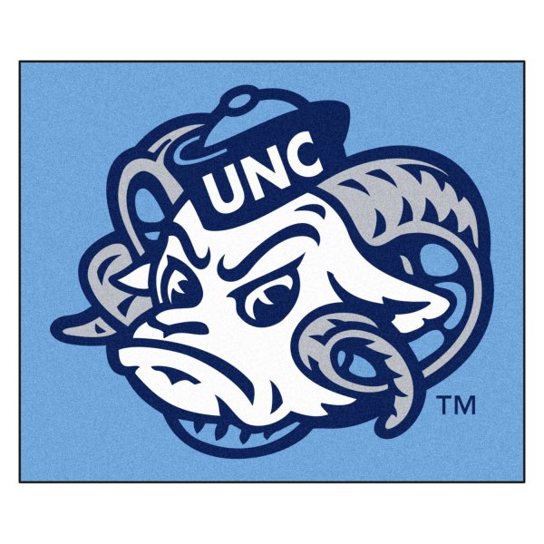 FanMats® - University of North Carolina (Chapel Hill) 59.5" x 71" Nylon Face Tailgater Mat with "Ram" Logo