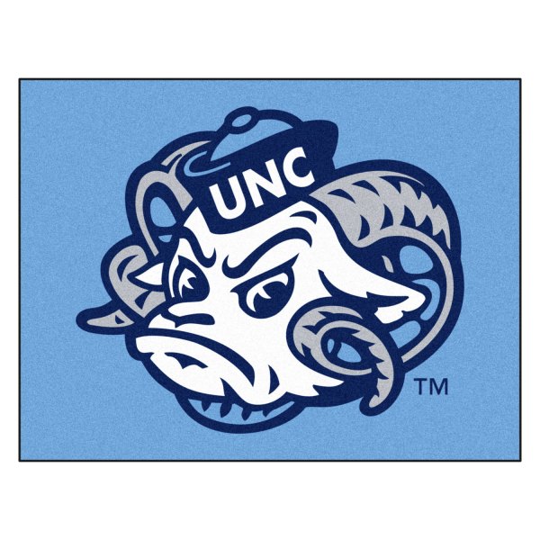 FanMats® - University of North Carolina (Chapel Hill) 33.75" x 42.5" Nylon Face All-Star Floor Mat with "Ram" Logo