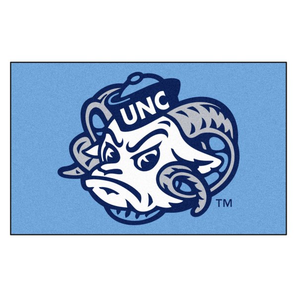 FanMats® - University of North Carolina (Chapel Hill) 60" x 96" Nylon Face Ulti-Mat with "Ram" Logo