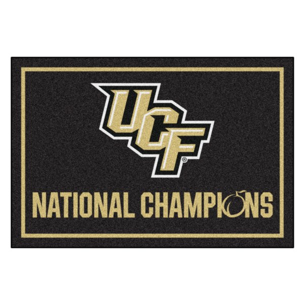 FanMats® - University of Central Florida 60" x 96" Nylon Face Ultra Plush Floor Rug with UCF National Champions