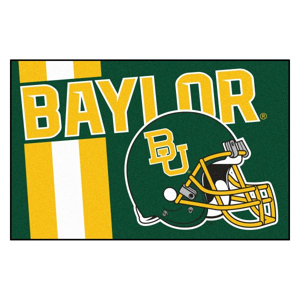 FanMats® - Baylor University 19" x 30" Nylon Face Uniform Starter Mat with "BU" Logo