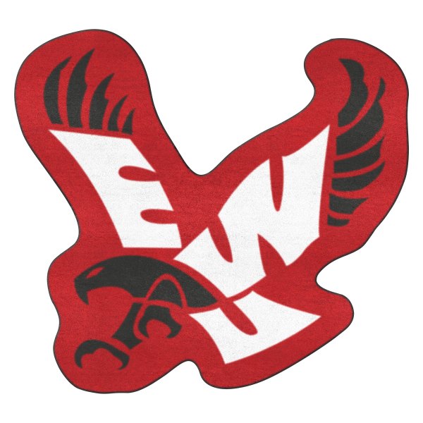 FanMats® - Eastern Washington University 38.5" x 30" Mascot Floor Mat with "EWU Eagle" Logo