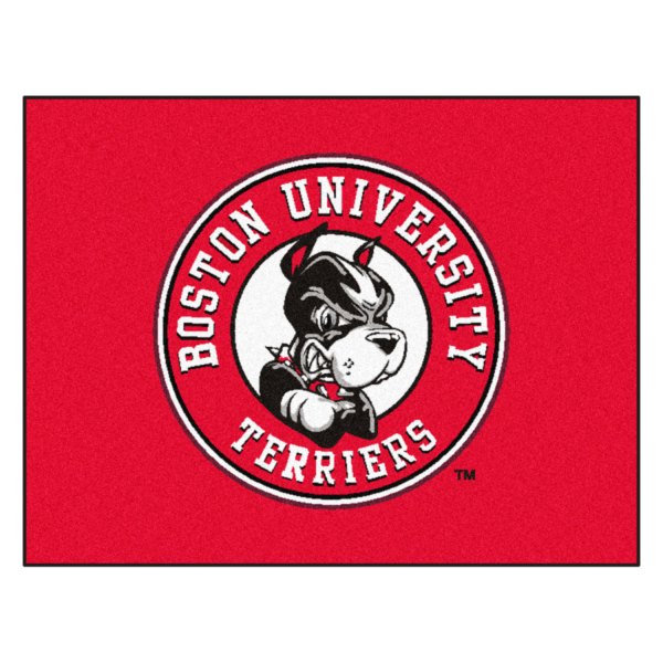 FanMats® - Boston University 33.75" x 42.5" Nylon Face All-Star Floor Mat with "Terrier" Logo