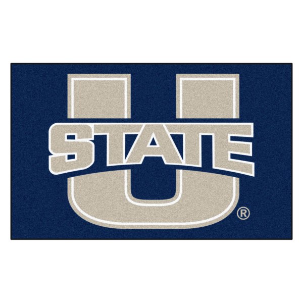 FanMats® - Utah State University 60" x 96" Nylon Face Ulti-Mat with "U State" Logo