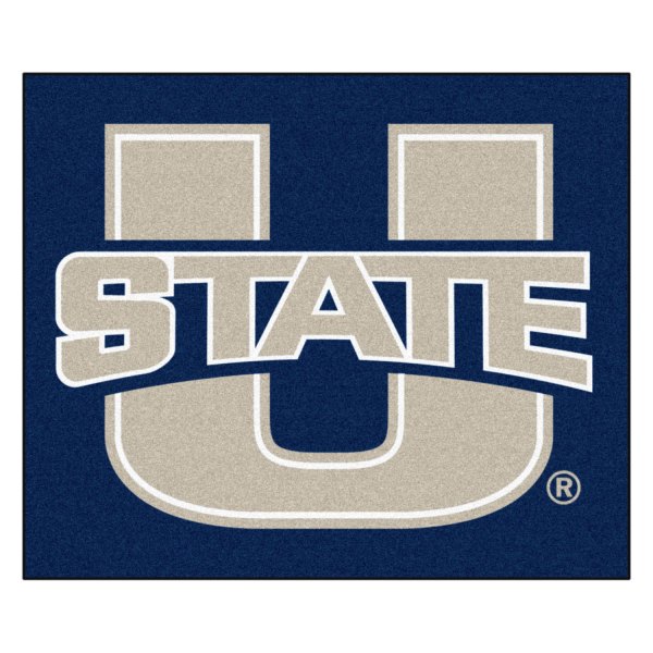 FanMats® - Utah State University 59.5" x 71" Nylon Face Tailgater Mat with "U State" Logo
