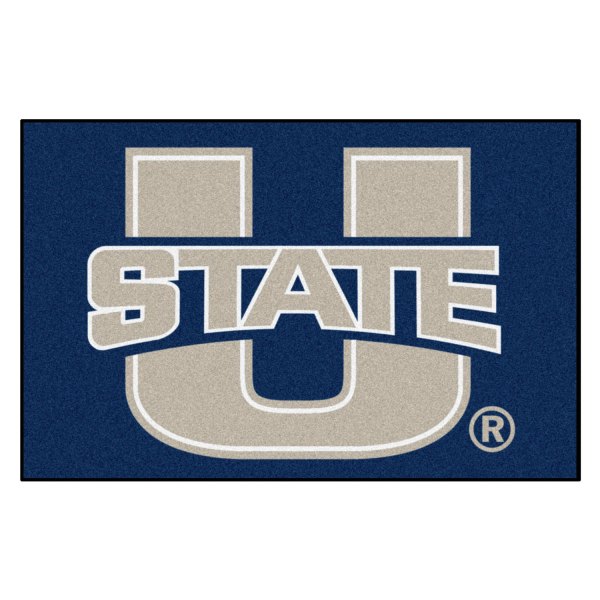 FanMats® - Utah State University 19" x 30" Nylon Face Starter Mat with "U State" Logo