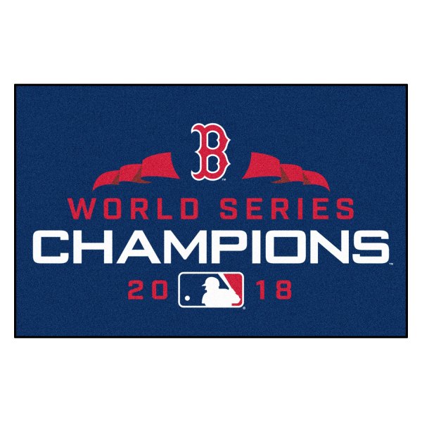 FanMats® - Boston Red Sox 19" x 30" Nylon Face Patriotic Starter Mat