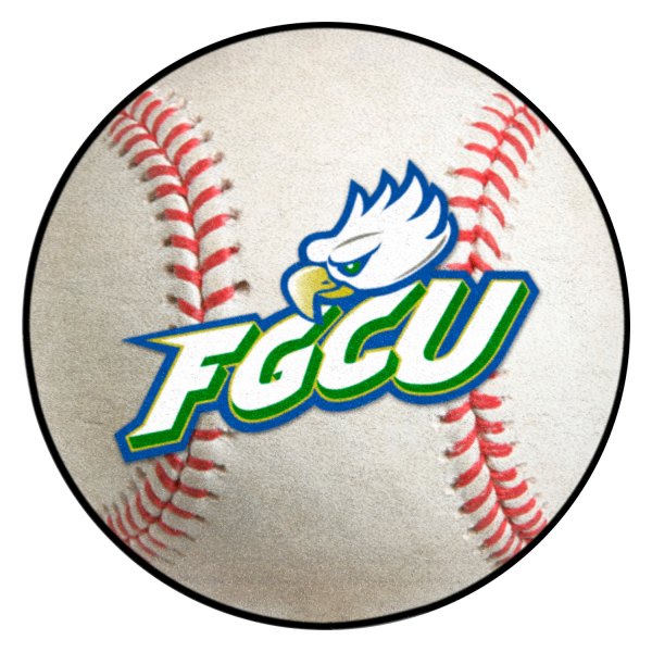 FanMats® - Florida Gulf Coast University 27" Dia Nylon Face Baseball Ball Floor Mat with "FGCU Eagle" Logo