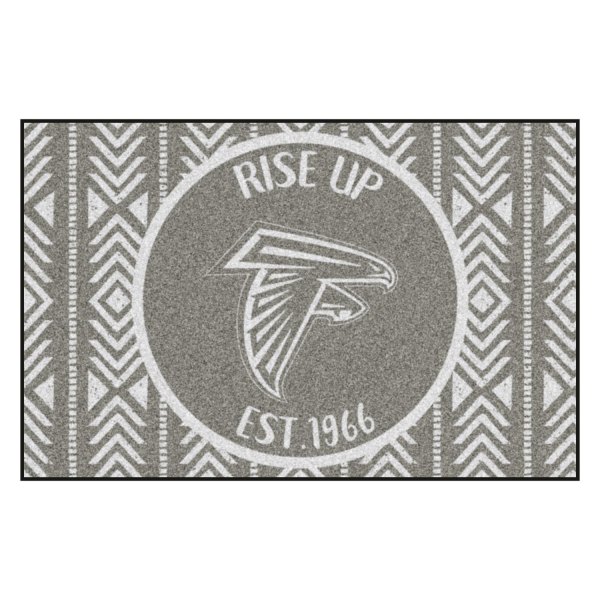 FanMats® - "Southern Style" Atlanta Falcons 19" x 30" Nylon Face Starter Mat with "Falcon" Logo
