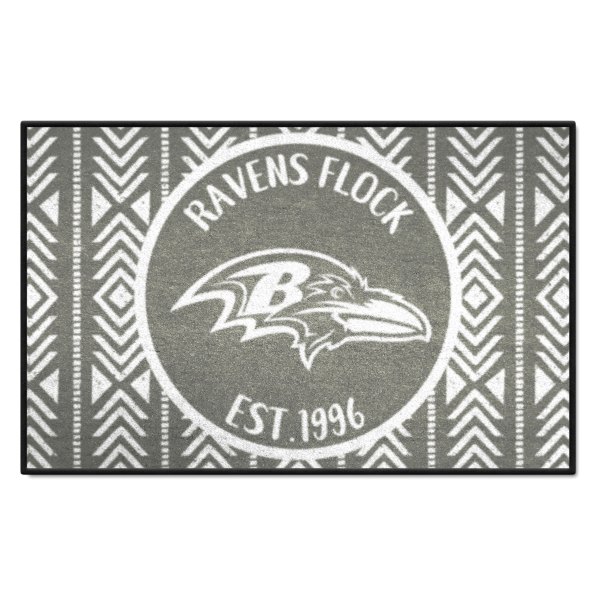 FanMats® - "Southern Style" Baltimore Ravens 19" x 30" Nylon Face Starter Mat with "Raven" Logo