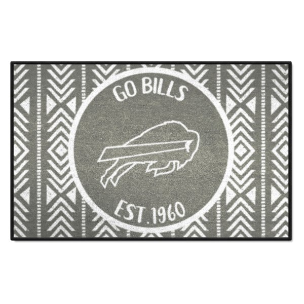 FanMats® - "Southern Style" Buffalo Bills 19" x 30" Nylon Face Starter Mat with "Buffalo" Logo
