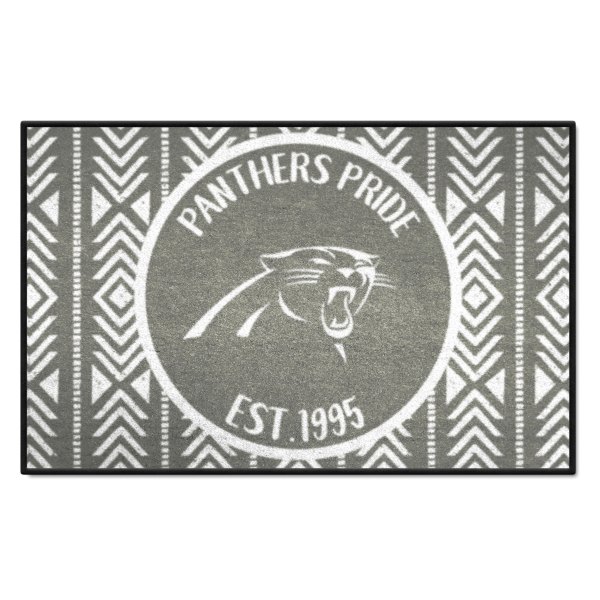 FanMats® - "Southern Style" Carolina Panthers 19" x 30" Nylon Face Starter Mat with "Panther" Logo