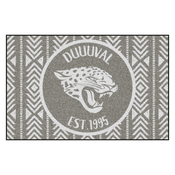 FanMats® - "Southern Style" Jacksonville Jaguars 19" x 30" Nylon Face Starter Mat with "Jaguar" Logo