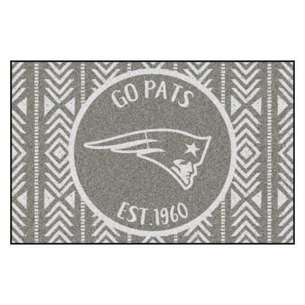 FanMats® - "Southern Style" New England Patriots 19" x 30" Nylon Face Starter Mat with "Patriot" Logo
