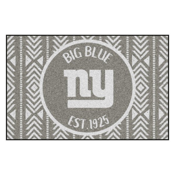 FanMats® - "Southern Style" New York Giants 19" x 30" Nylon Face Starter Mat with "NY" Logo