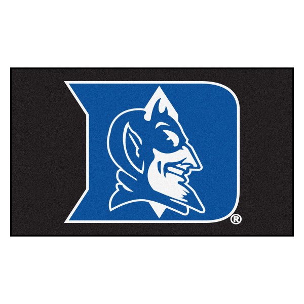 FanMats® - Duke University 19" x 30" Nylon Face Starter Mat with "D & Devil" Logo