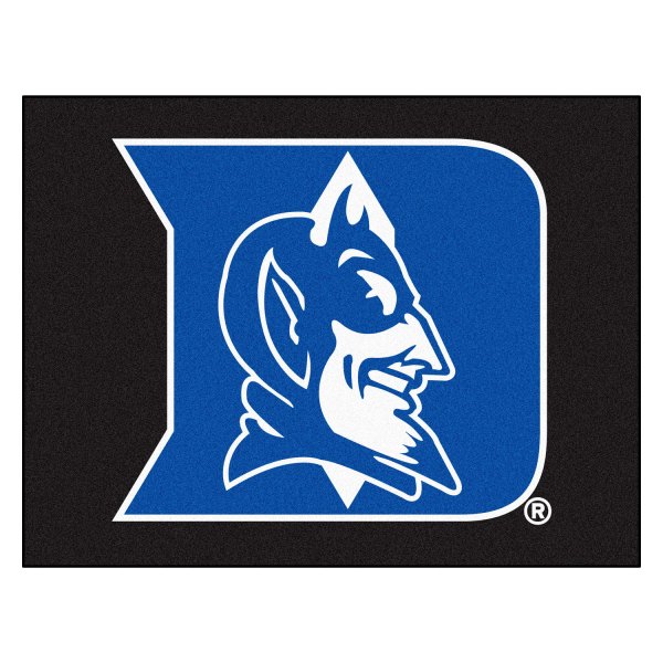 FanMats® - Duke University 33.75" x 42.5" Nylon Face All-Star Floor Mat with "D & Devil" Logo