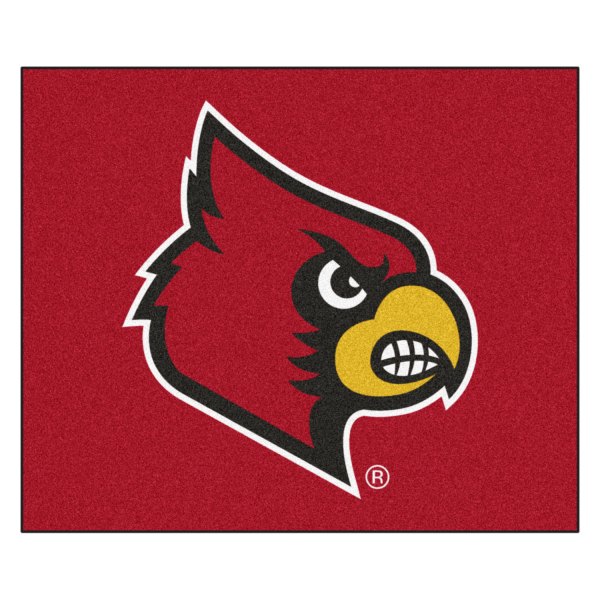 FanMats® - University of Louisville 59.5" x 71" Nylon Face Tailgater Mat with "Cardinal" Logo
