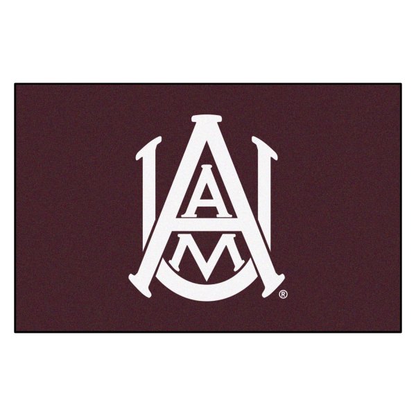 FanMats® - Alabama A&M University 19" x 30" Nylon Face Starter Mat with "A&M Bulldog" Logo