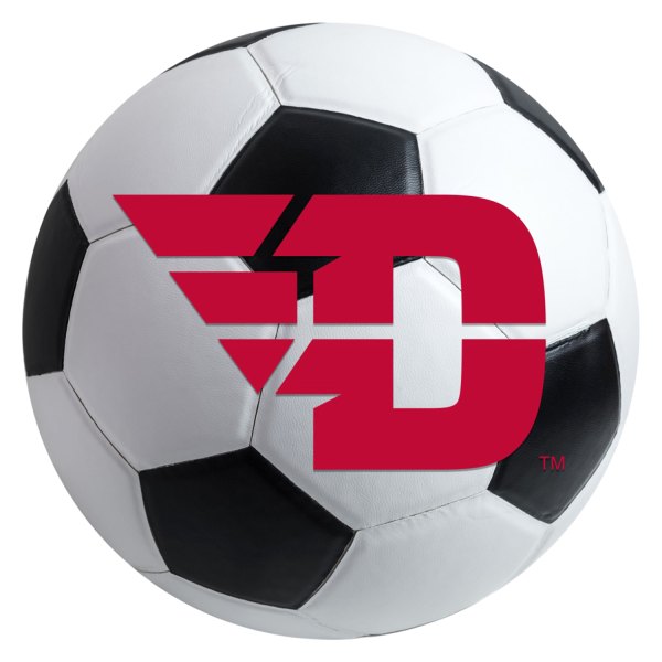 FanMats® - University of Dayton 27" Dia Nylon Face Soccer Ball Floor Mat with "Stylized D" Logo