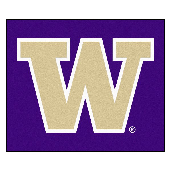 FanMats® - University of Washington 59.5" x 71" Nylon Face Tailgater Mat with "W" Logo