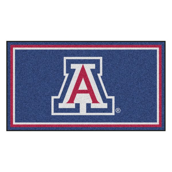 FanMats® - University of Arizona 36" x 60" Nylon Face Plush Floor Rug with "A" Primary Logo