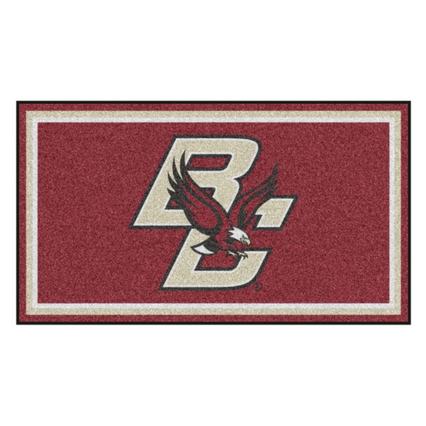 FanMats® - Boston College 36" x 60" Nylon Face Plush Floor Rug with "BC Eagle" Logo