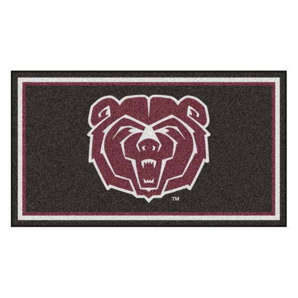 FanMats® - Missouri State University 36" x 60" Nylon Face Plush Floor Rug with "Bear Head" Logo