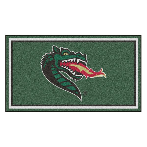 FanMats® - University of Alabama at Birmingham 36" x 60" Nylon Face Plush Floor Rug with "Dragon Head" Logo