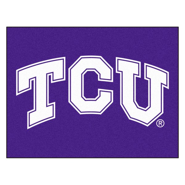 FanMats® - Texas Christian University 33.75" x 42.5" Nylon Face All-Star Floor Mat with "TCU" Logo