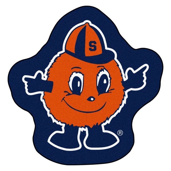 FanMats® - Syracuse University 40" x 23.5" Nylon Face Mascot Floor Mat with "Otto" Logo