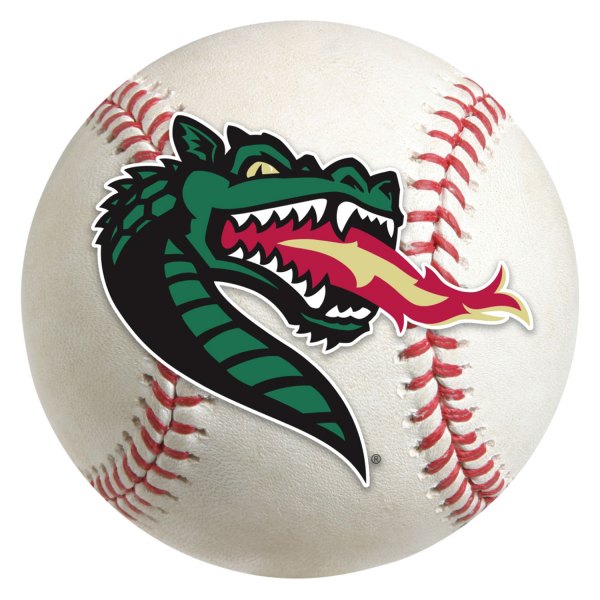 FanMats® - University of Alabama at Birmingham 27" Dia Nylon Face Baseball Ball Floor Mat with "Dragon" Logo