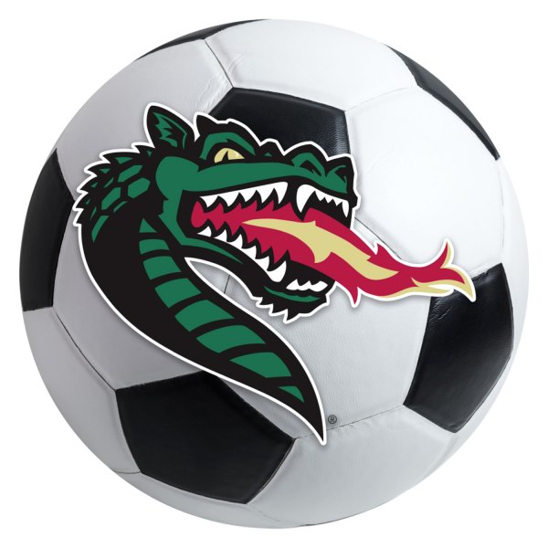 FanMats® - University of Alabama at Birmingham 27" Dia Nylon Face Soccer Ball Floor Mat with "Dragon" Logo