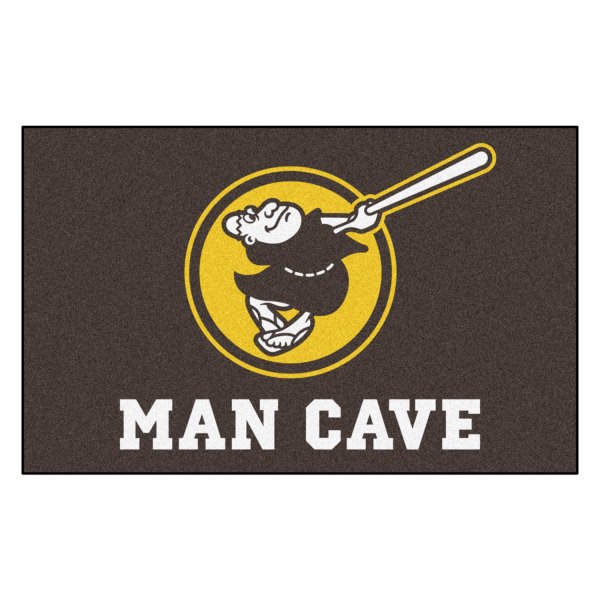 FanMats® - San Diego Padres 60" x 96" Nylon Face Man Cave Ulti-Mat