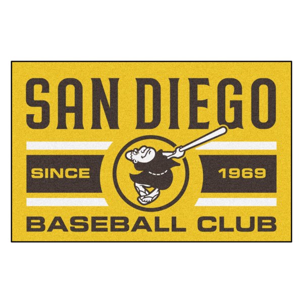 FanMats® - San Diego Padres 19" x 30" Nylon Face Starter Mat