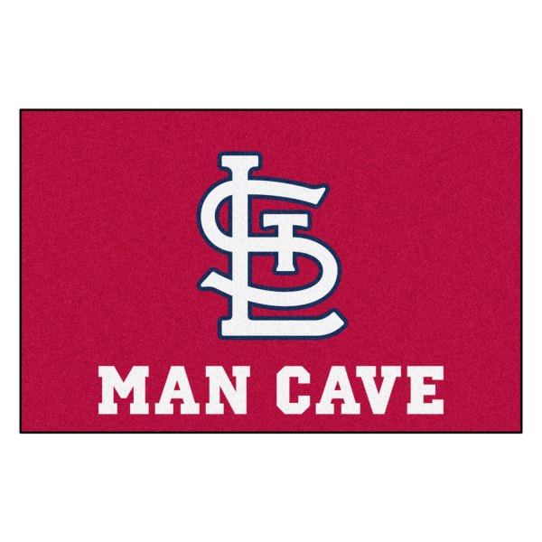 FanMats® - St. Louis Cardinals 19" x 30" Nylon Face Man Cave Starter Mat