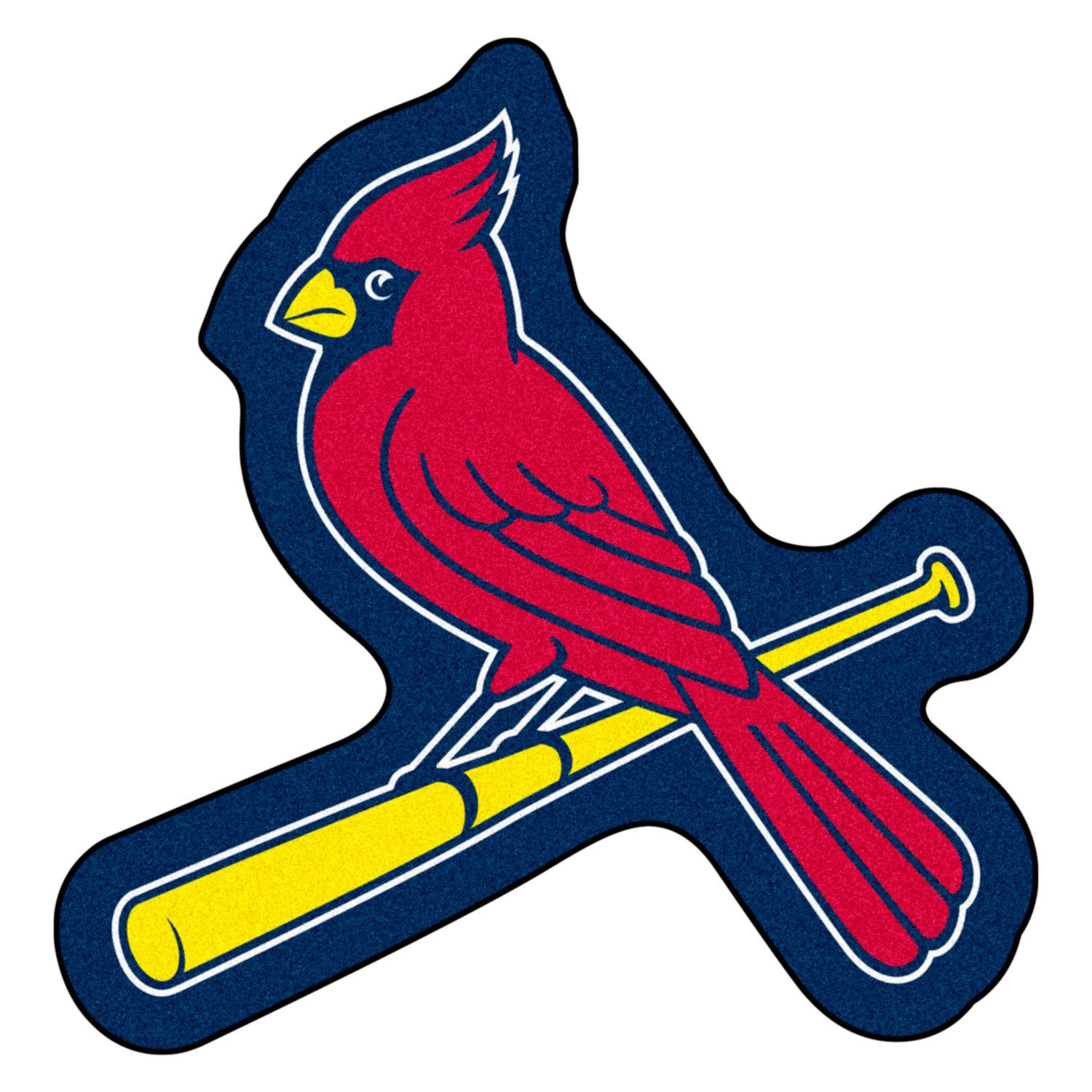 FanMats® 28221 - St. Louis Cardinals Nylon Face Mascot Floor Mat