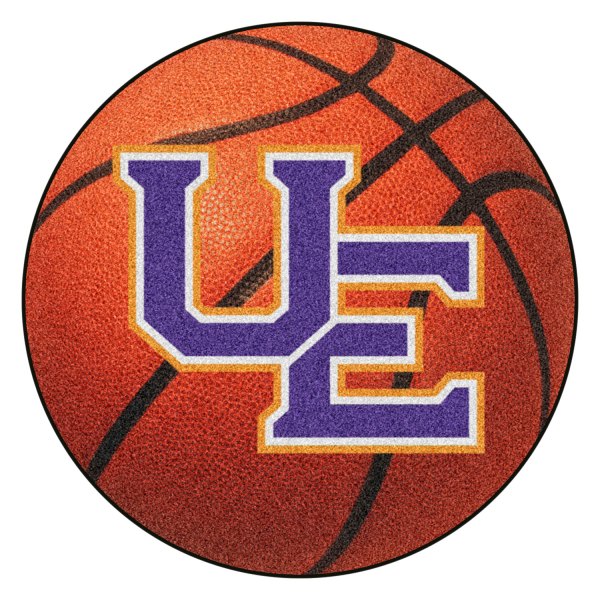 FanMats® - University of Evansville 27" Dia Nylon Face Basketball Ball Floor Mat with "A Star" Logo