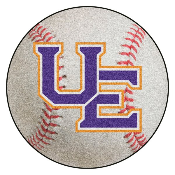 FanMats® - University of Evansville 27" Dia Nylon Face Baseball Ball Floor Mat with "A Star" Logo