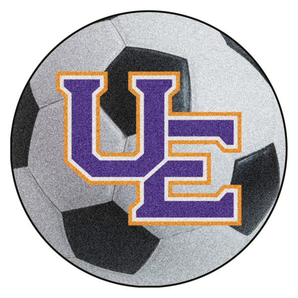 FanMats® - University of Evansville 27" Dia Nylon Face Soccer Ball Floor Mat with "A Star" Logo