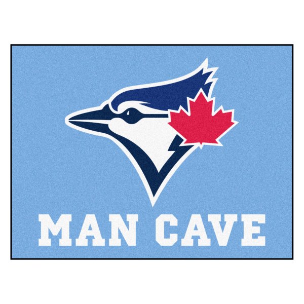 FanMats® - Toronto Blue Jays 33.75" x 42.5" Nylon Face Man Cave All-Star Floor Mat