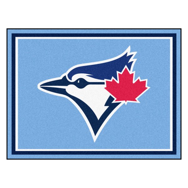 FanMats® - Toronto Blue Jays 96" x 120" Nylon Face Plush Floor Rug