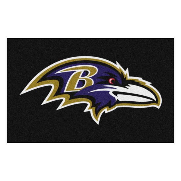 FanMats® - Baltimore Ravens 60" x 96" Nylon Face Ulti-Mat