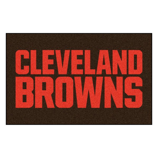 FanMats® - Cleveland Browns 60" x 96" Nylon Face Ulti-Mat
