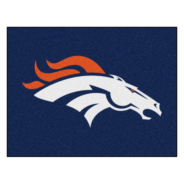 FanMats® - Denver Broncos 33.75" x 42.5" Nylon Face All-Star Floor Mat
