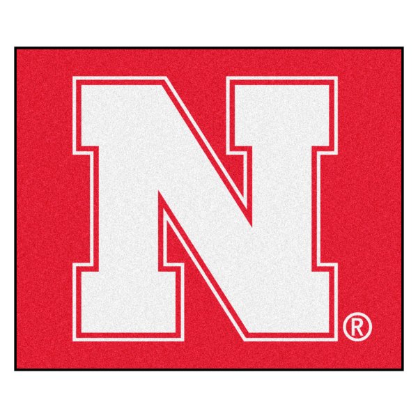 FanMats® - University of Nebraska 59.5" x 71" Nylon Face Tailgater Mat with "Block N" Logo