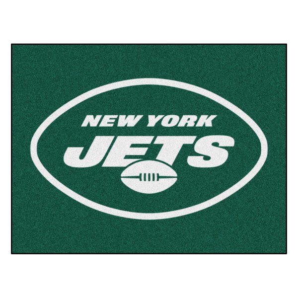 FanMats® - New York Jets 33.75" x 42.5" Nylon Face All-Star Floor Mat