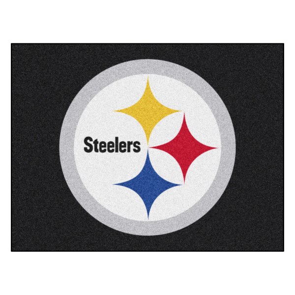FanMats® - Pittsburgh Steelers 33.75" x 42.5" Nylon Face All-Star Floor Mat