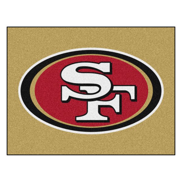 FanMats® - San Francisco 49ers 33.75" x 42.5" Nylon Face All-Star Floor Mat